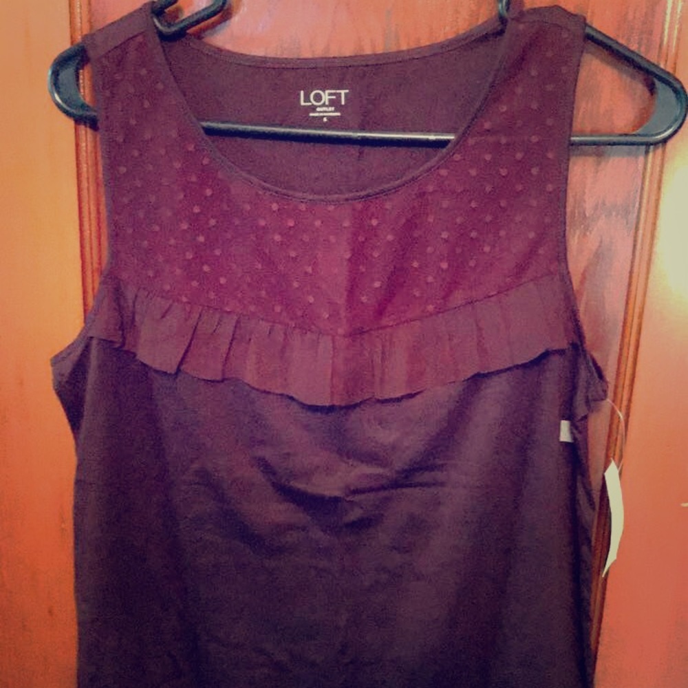 The Loft size small dressy tank.